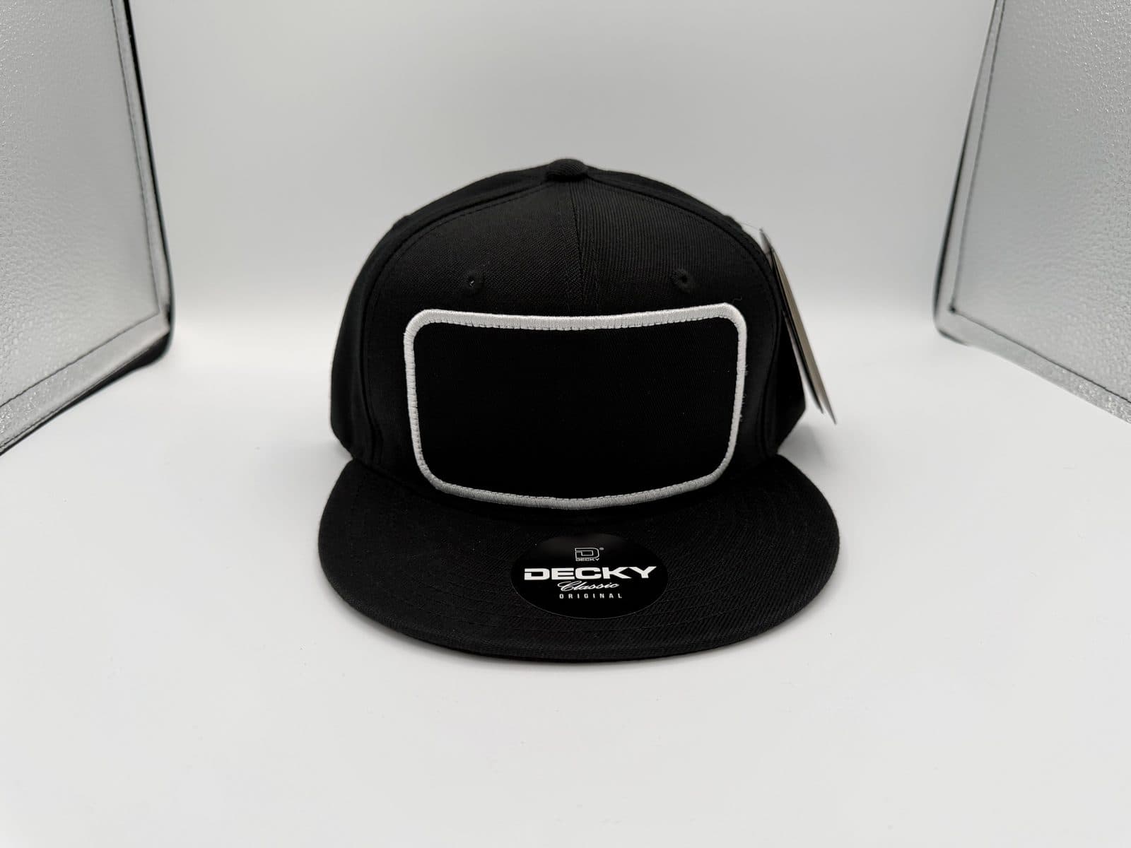 Black Outline Patch Snapback view 2