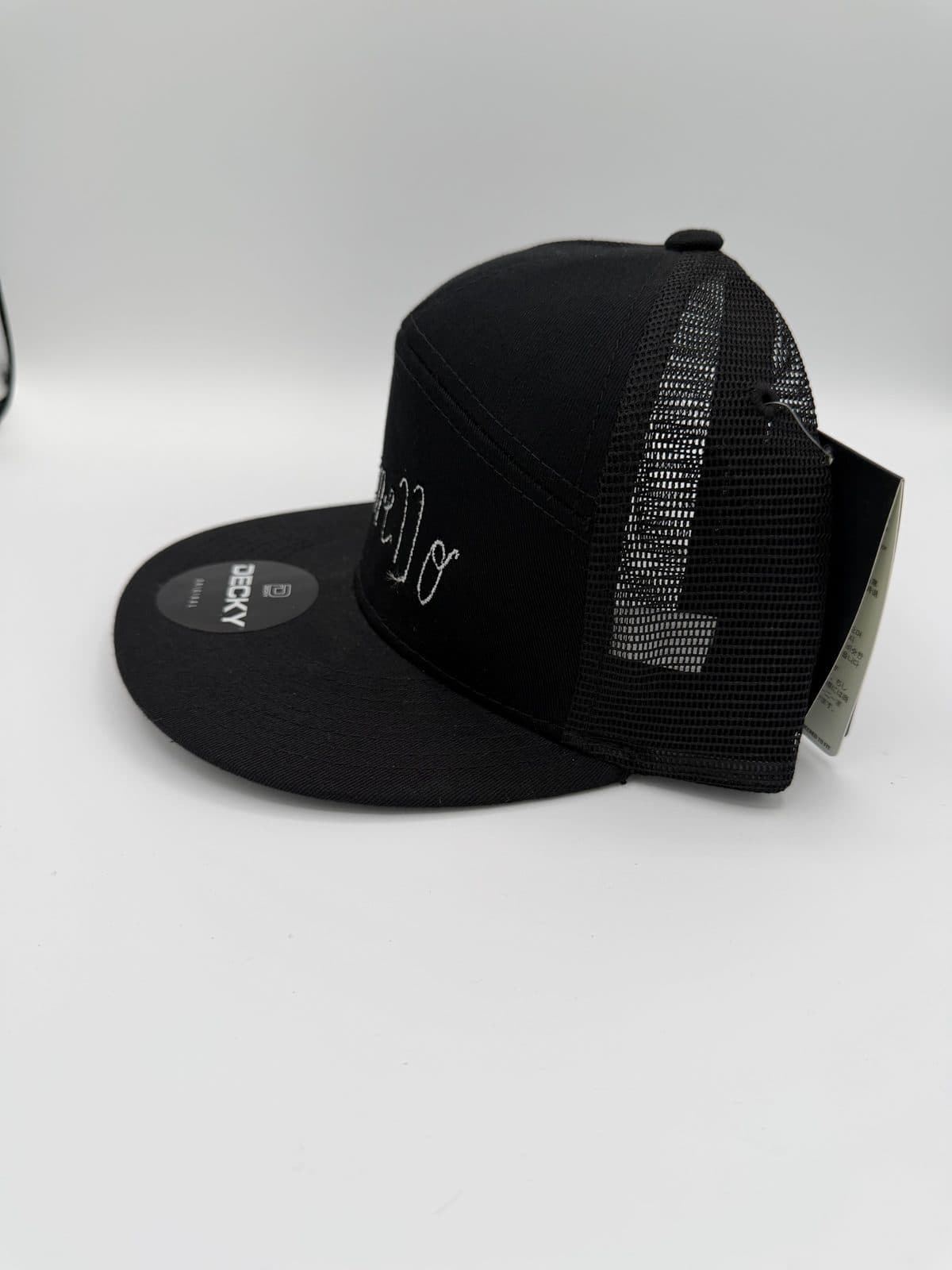 Black Script Trucker view 2