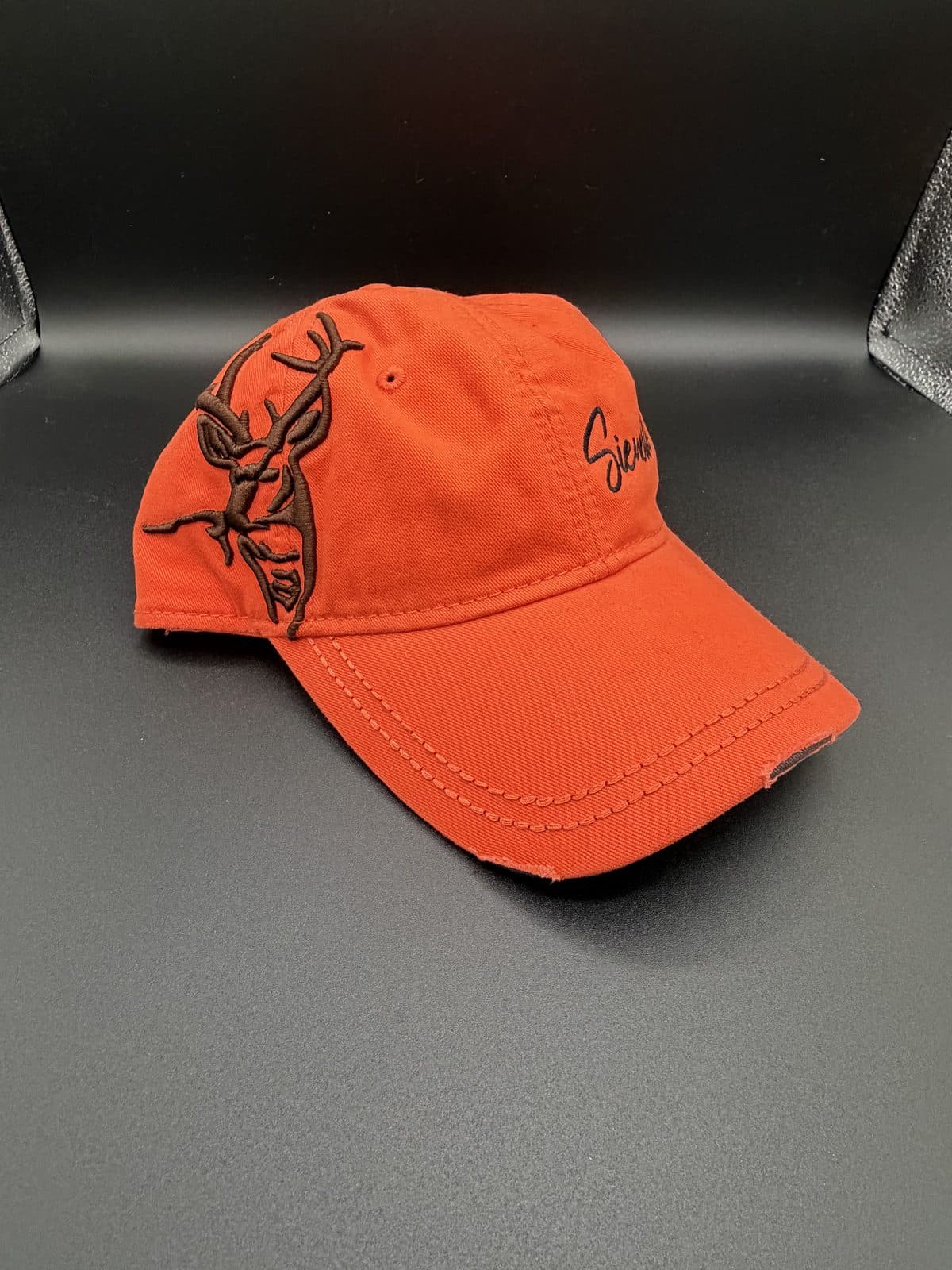 Orange Hunter Dad Hat view 5