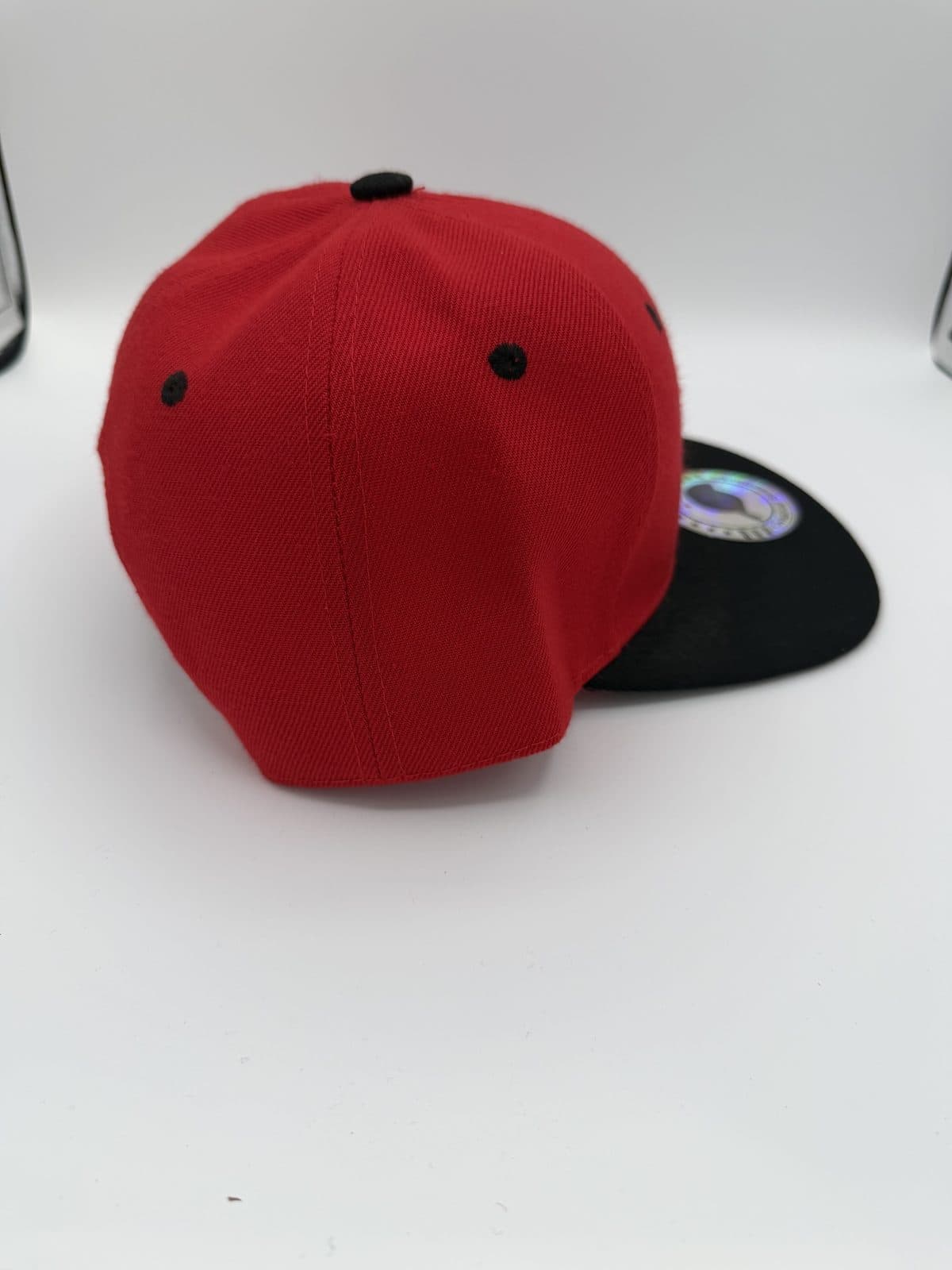 Red Blackout Flat Brim view 3