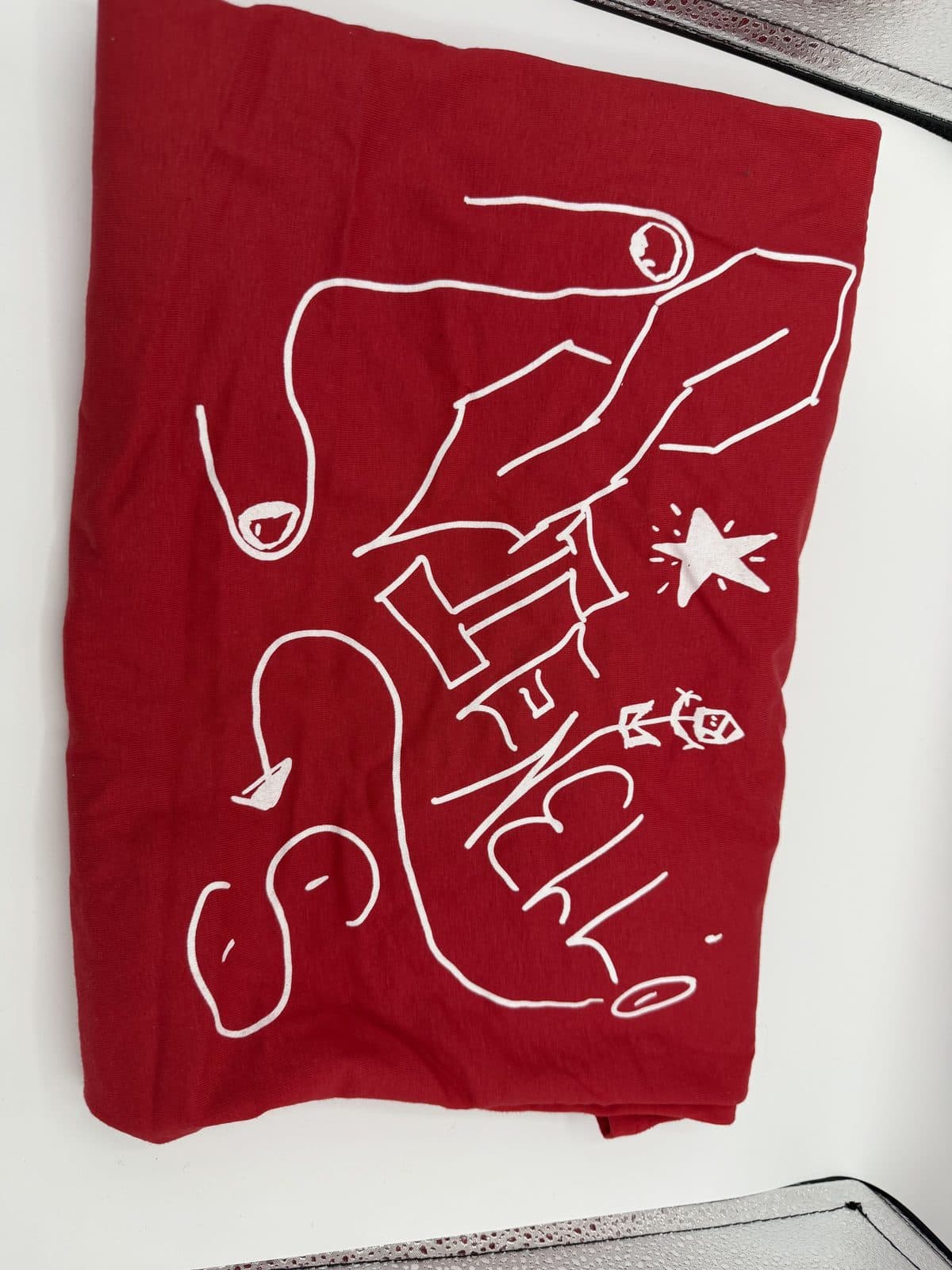 Red Sienello Logo Tee view 3