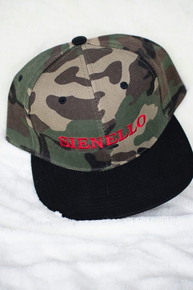 Red Lettering Snapback