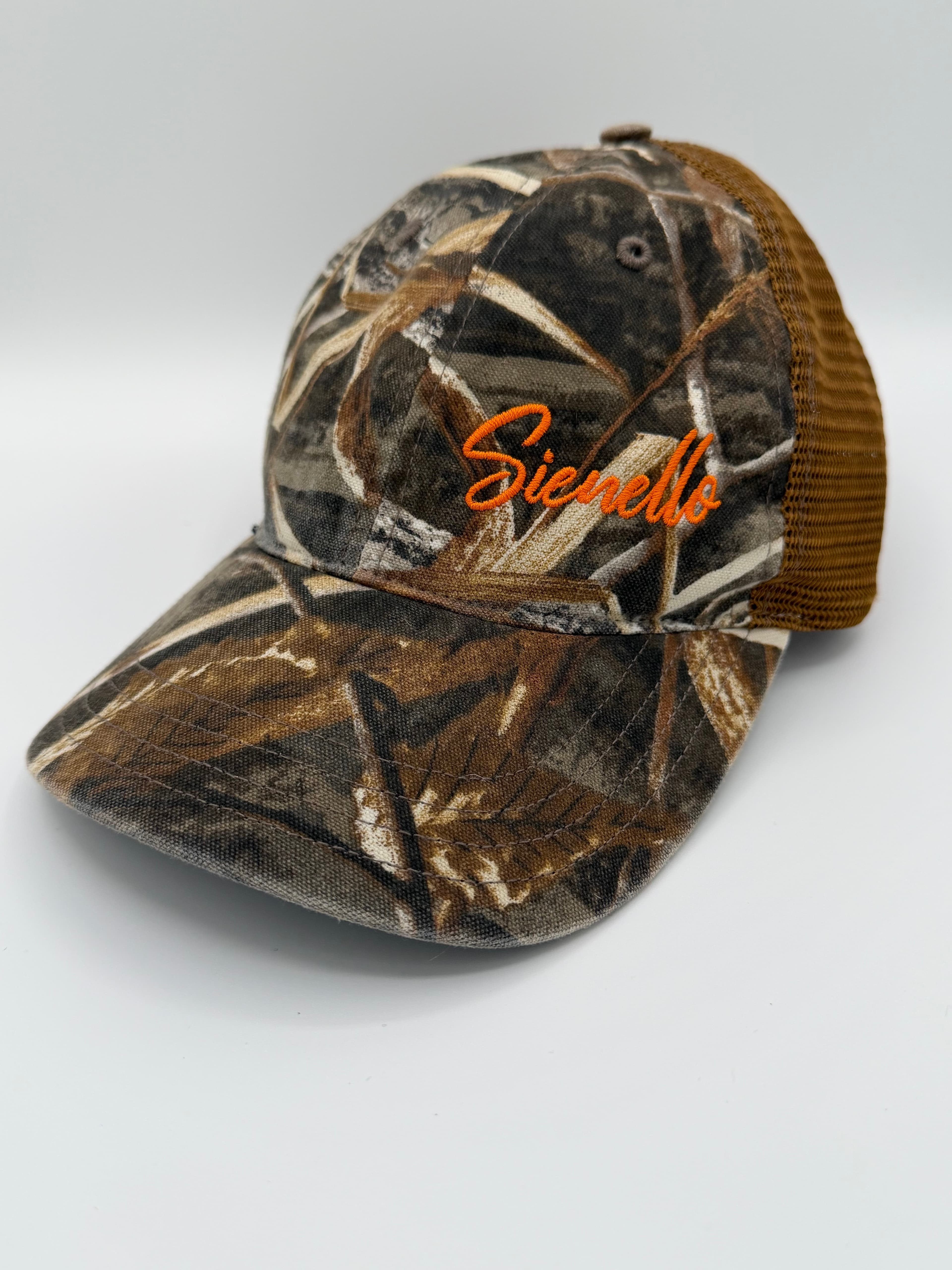Orange Trail Script Cap